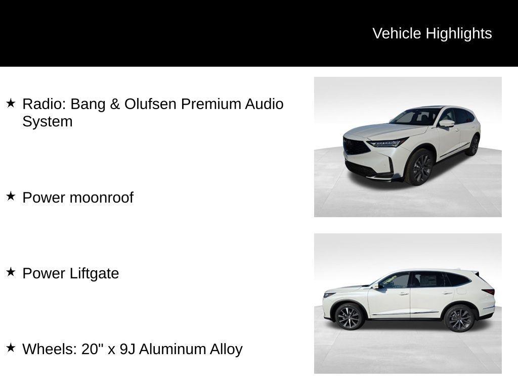 new 2026 Acura MDX car, priced at $61,350