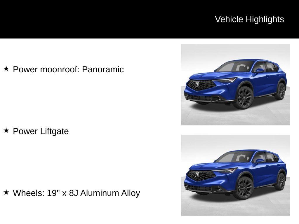 new 2025 Acura ADX car, priced at $41,950