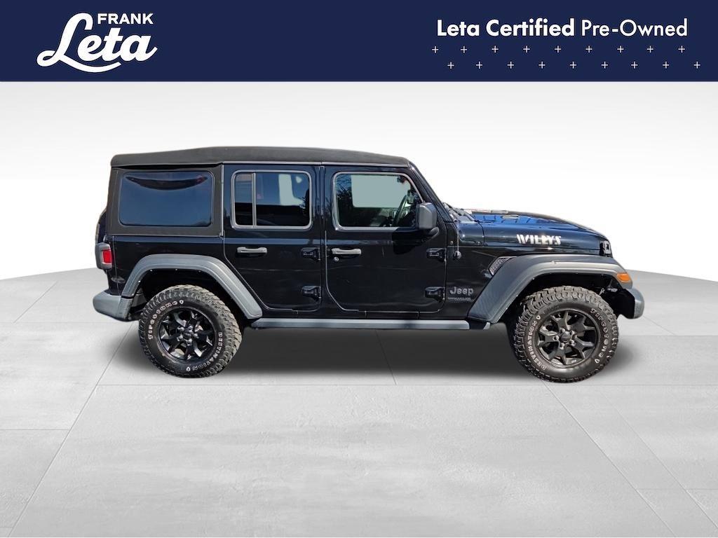used 2021 Jeep Wrangler Unlimited car, priced at $25,977