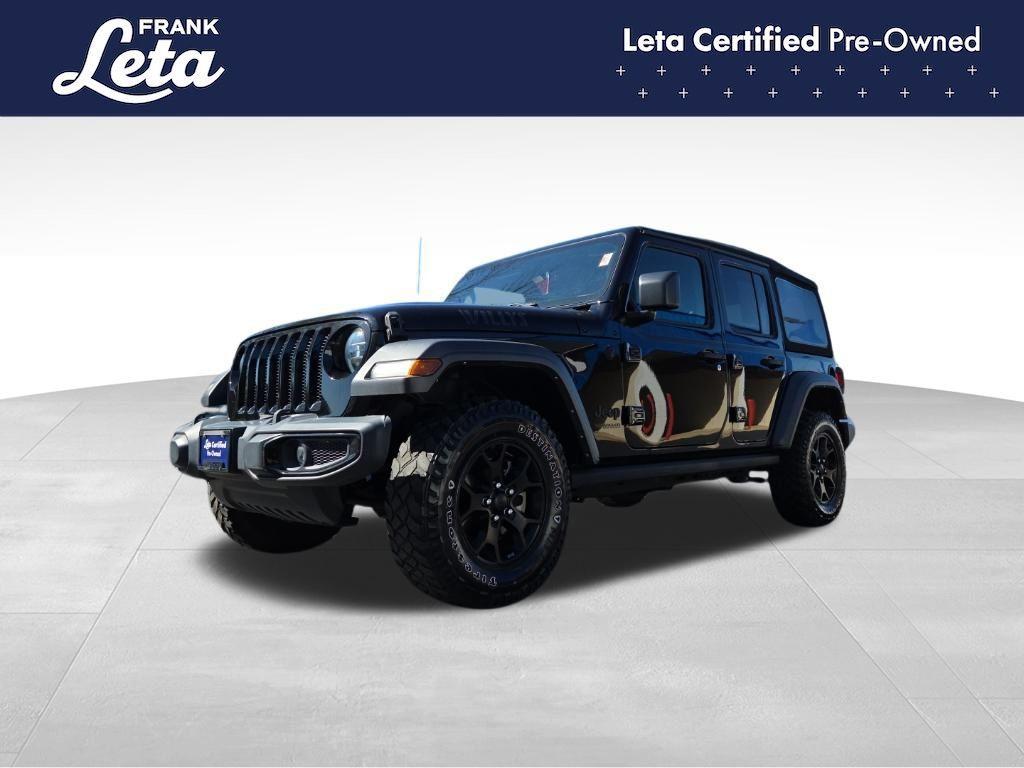 used 2021 Jeep Wrangler Unlimited car, priced at $25,977