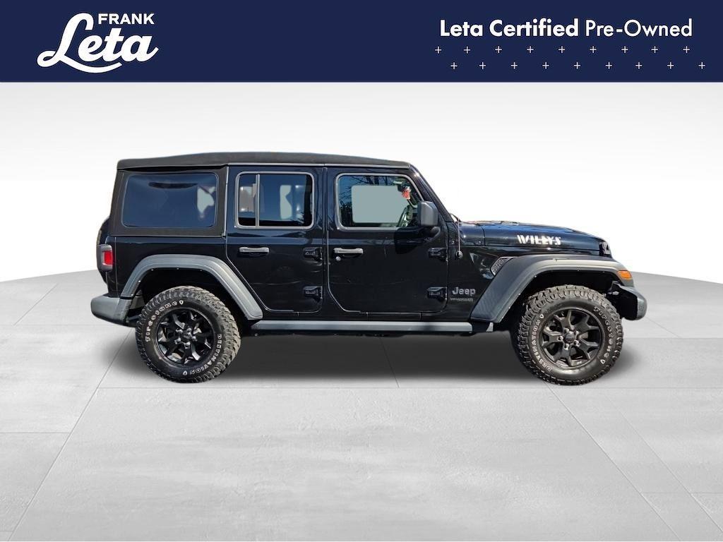 used 2021 Jeep Wrangler Unlimited car, priced at $25,977