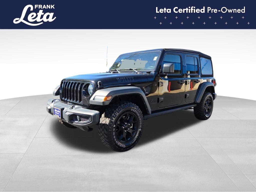 used 2021 Jeep Wrangler Unlimited car, priced at $25,977