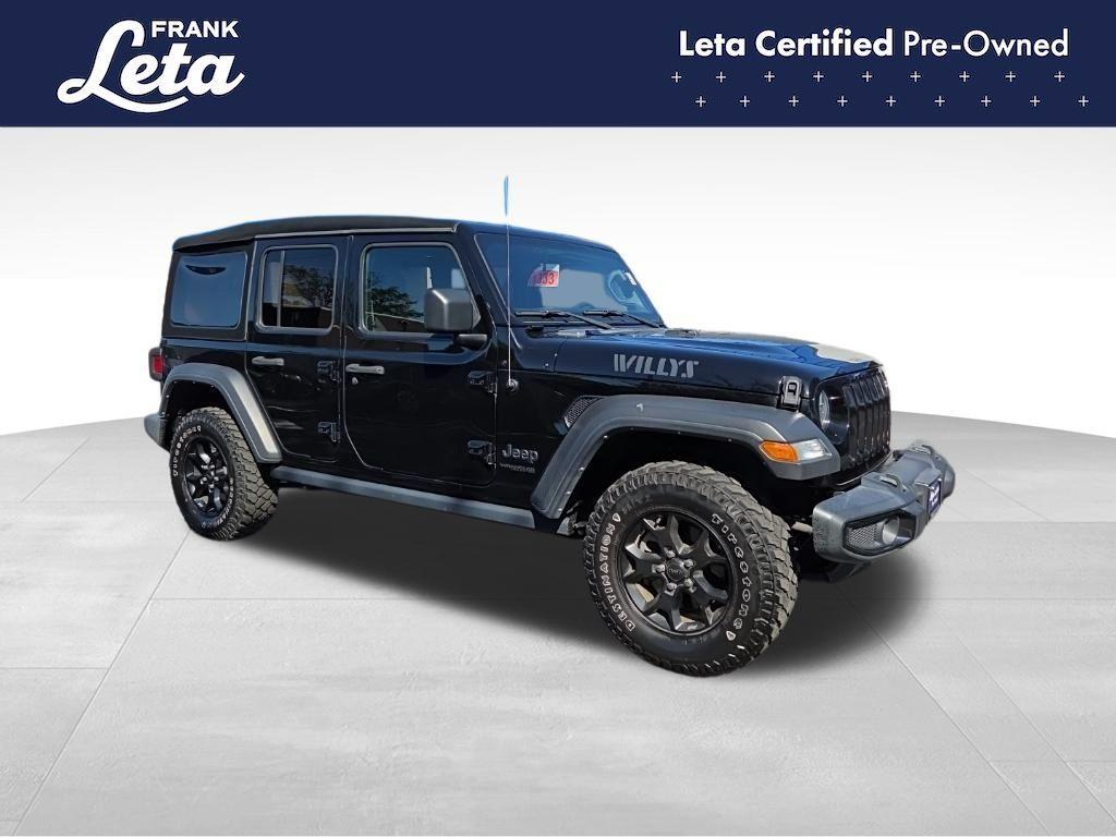 used 2021 Jeep Wrangler Unlimited car, priced at $25,977