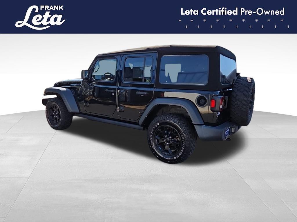 used 2021 Jeep Wrangler Unlimited car, priced at $25,977