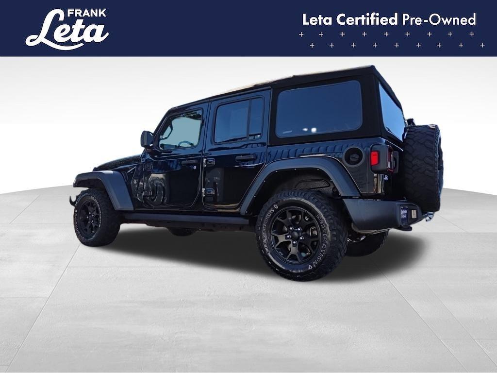 used 2021 Jeep Wrangler Unlimited car, priced at $25,977
