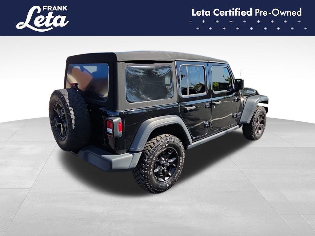 used 2021 Jeep Wrangler Unlimited car, priced at $25,977