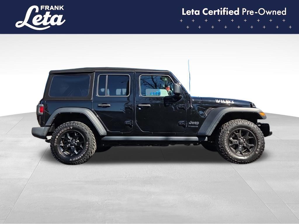 used 2021 Jeep Wrangler Unlimited car, priced at $25,977