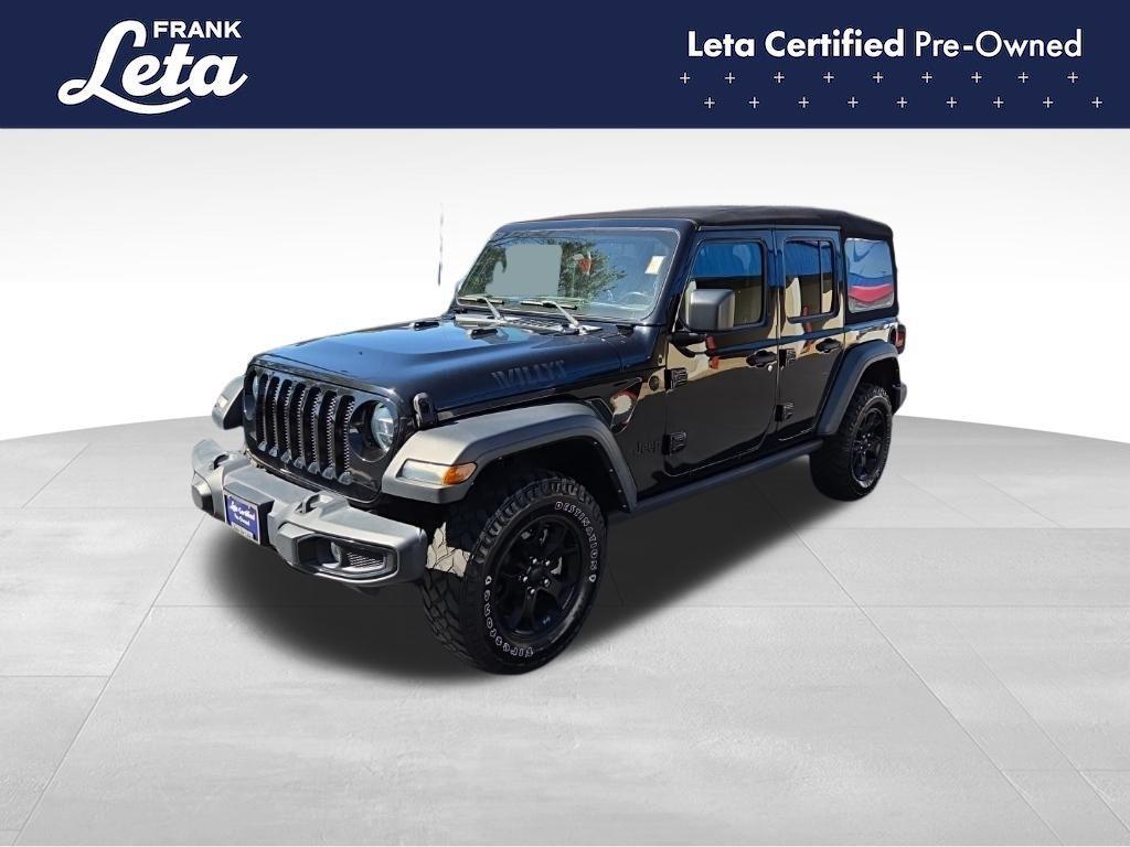 used 2021 Jeep Wrangler Unlimited car, priced at $25,977