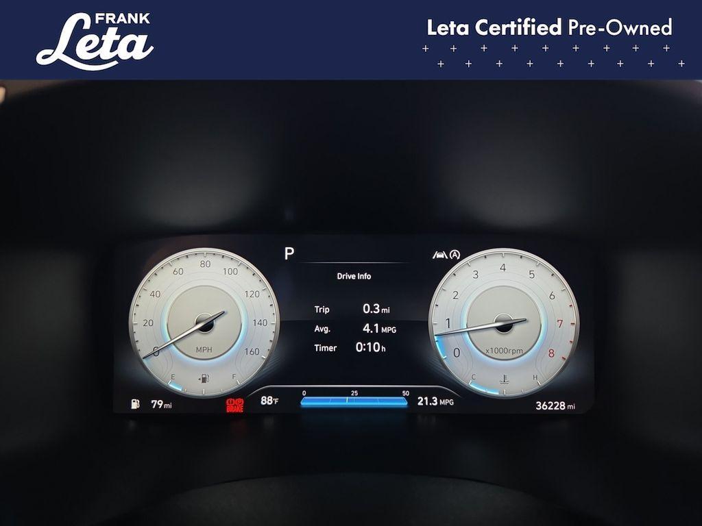 used 2021 Hyundai Santa Fe car, priced at $20,950