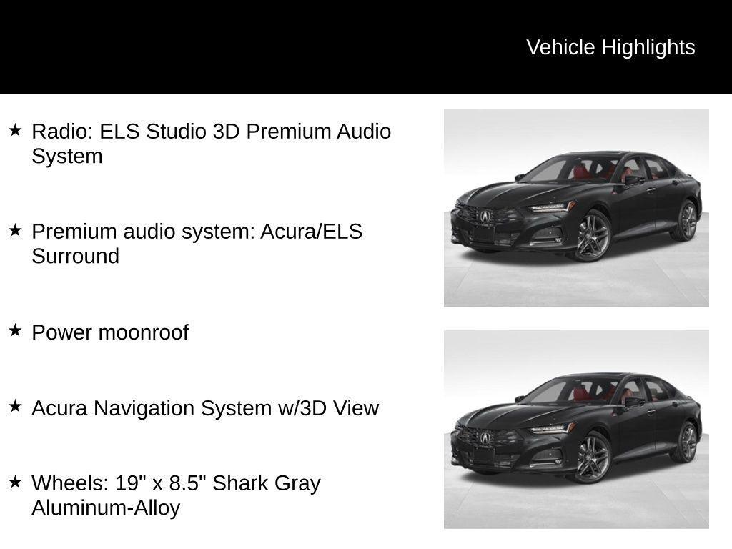 new 2025 Acura TLX car, priced at $52,195