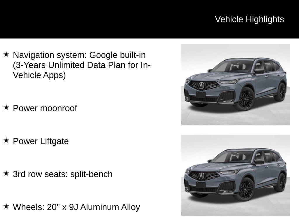 new 2026 Acura MDX car, priced at $70,850