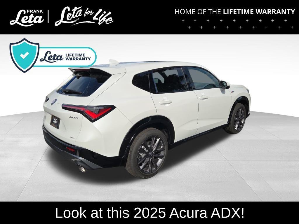 new 2025 Acura ADX car, priced at $43,450