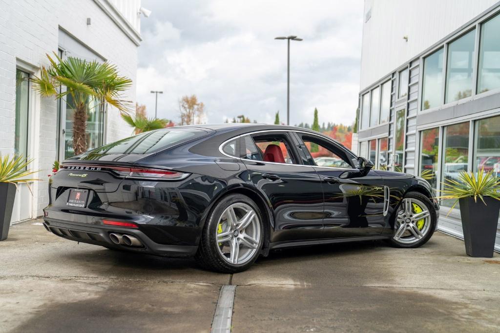 used 2021 Porsche Panamera e-Hybrid car, priced at $89,950