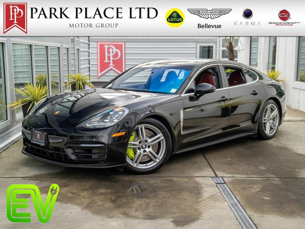 used 2021 Porsche Panamera e-Hybrid car, priced at $89,950