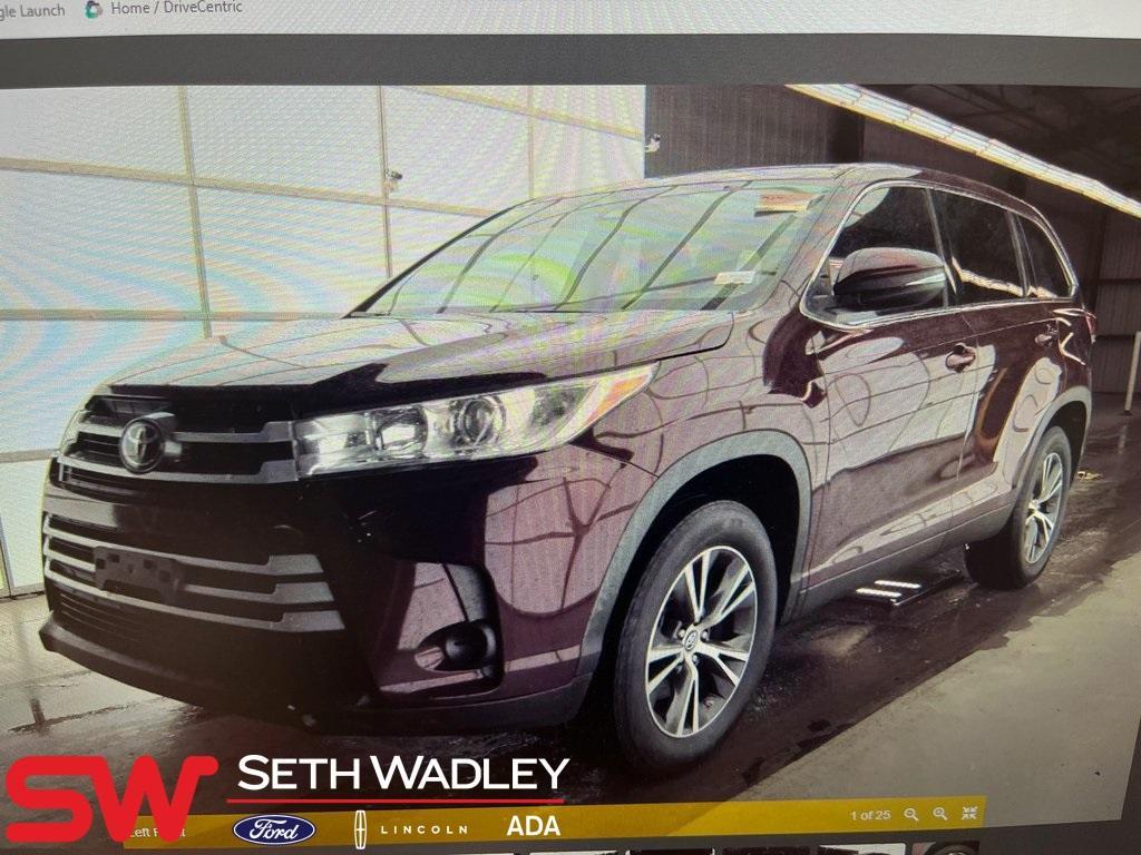 used 2019 Toyota Highlander car, priced at $23,500