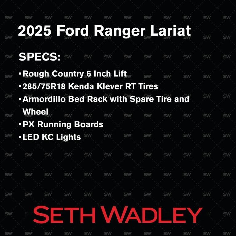 new 2024 Ford Ranger car, priced at $55,451