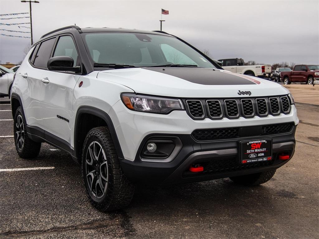 used 2024 Jeep Compass car, priced at $29,378