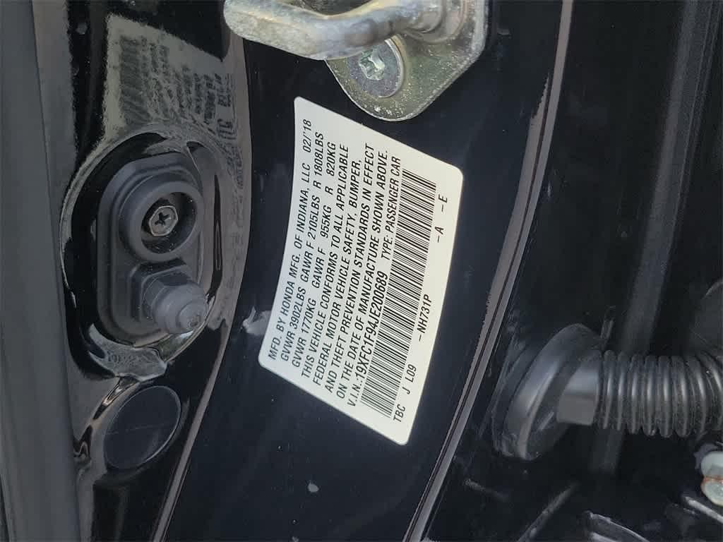 used 2018 Honda Civic car, priced at $20,077