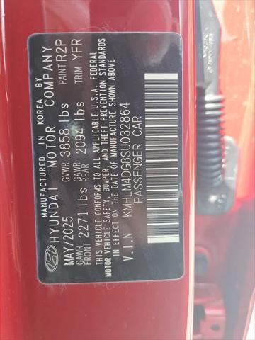 new 2025 Hyundai Elantra car, priced at $25,565