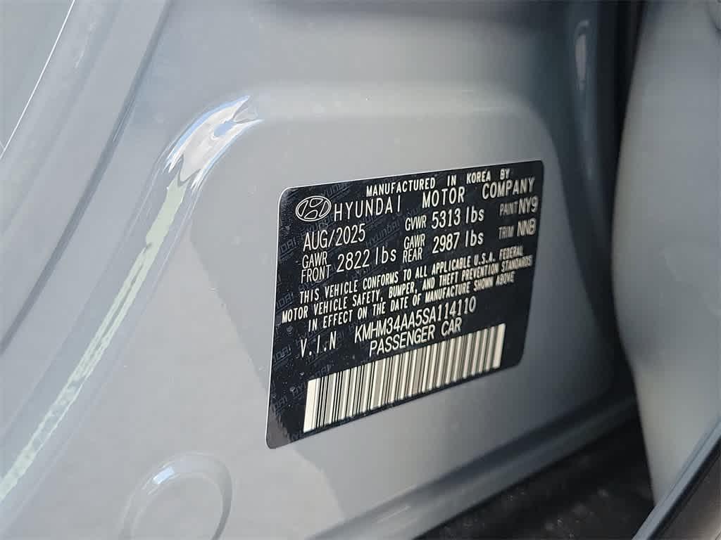 new 2025 Hyundai IONIQ 6 car, priced at $47,705