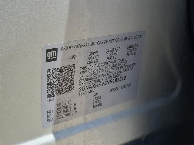 used 2022 Chevrolet Equinox car, priced at $17,206