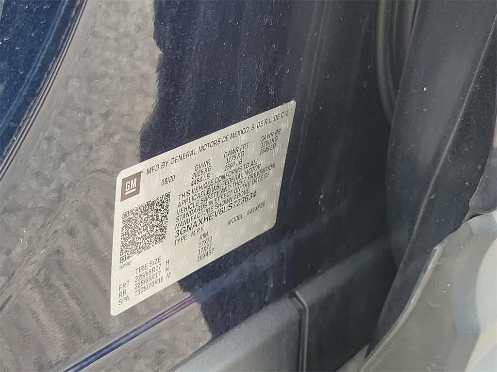 used 2020 Chevrolet Equinox car, priced at $13,547