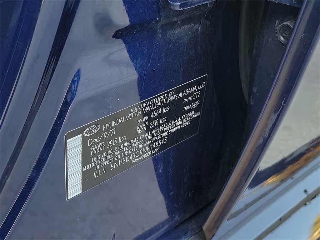 used 2022 Hyundai Sonata car, priced at $20,887