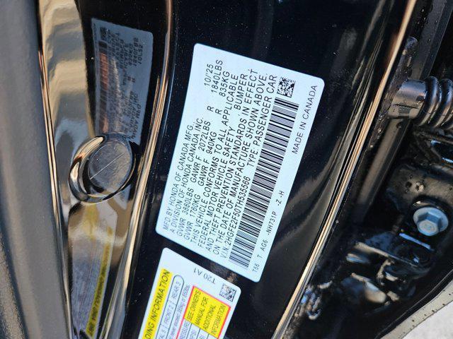 new 2026 Honda Civic car, priced at $27,790