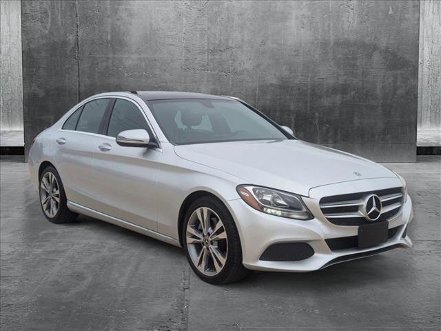 used 2018 Mercedes-Benz C-Class car, priced at $19,888