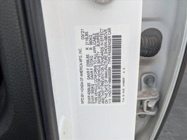 used 2021 Honda Accord car, priced at $20,495