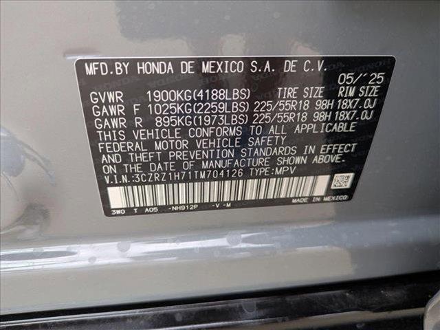 new 2026 Honda HR-V car, priced at $31,900