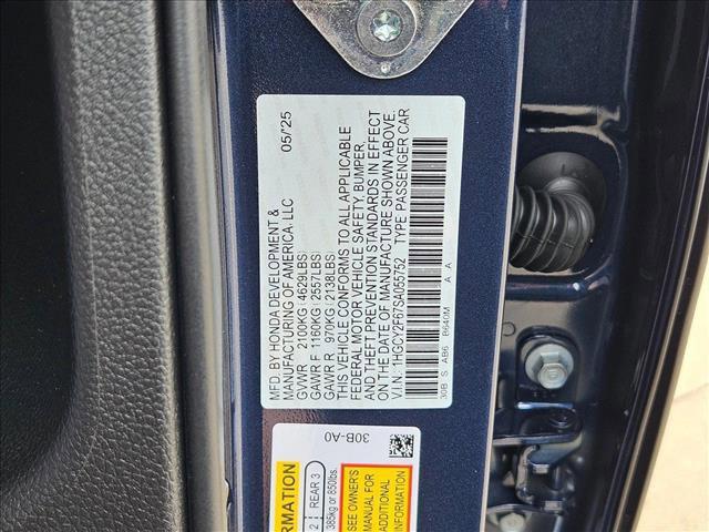 new 2025 Honda Accord Hybrid car, priced at $34,373