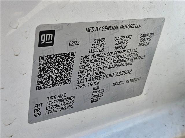 used 2022 GMC Sierra 2500 car, priced at $59,995