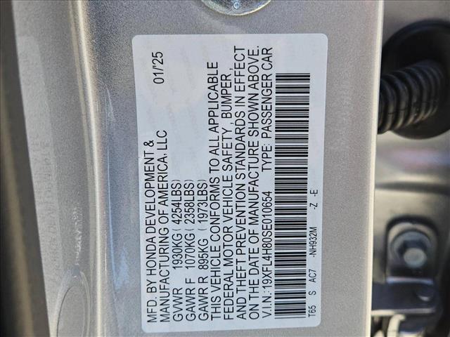 new 2025 Honda Civic Hybrid car, priced at $31,300