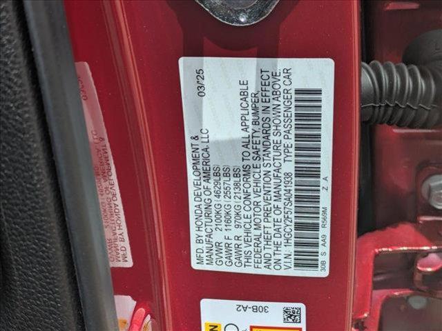 new 2025 Honda Accord Hybrid car, priced at $33,755