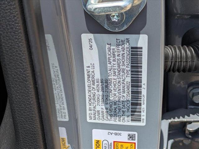new 2025 Honda Accord Hybrid car, priced at $35,217