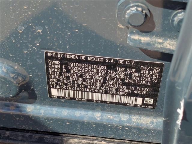new 2025 Honda HR-V car, priced at $27,250
