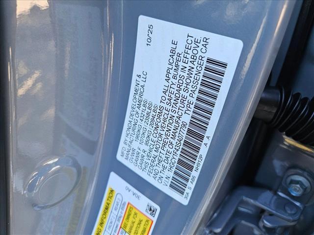 new 2025 Honda Accord car, priced at $32,210