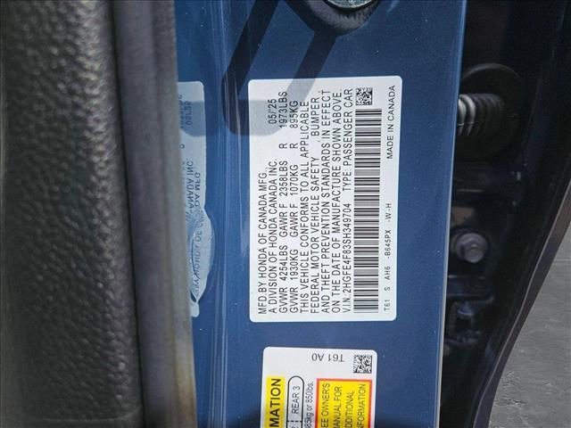 new 2025 Honda Civic Hybrid car, priced at $29,995