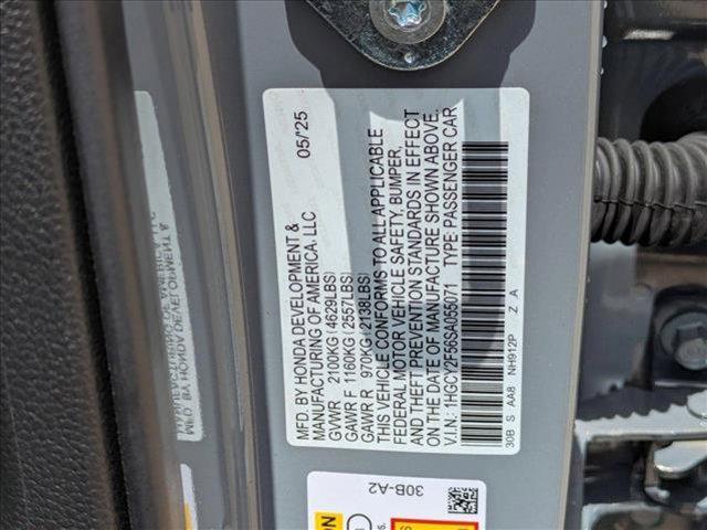 new 2025 Honda Accord Hybrid car, priced at $33,755