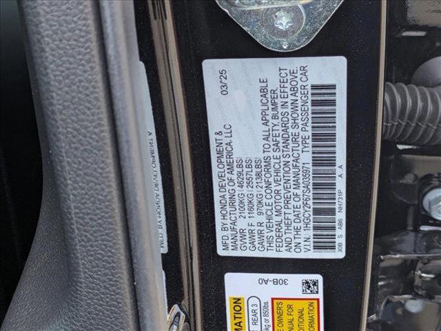 new 2025 Honda Accord Hybrid car, priced at $34,373