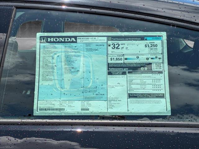 new 2025 Honda Accord car, priced at $30,805