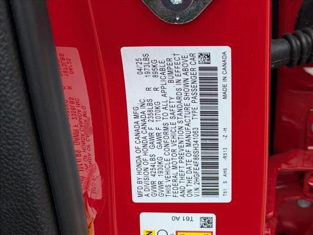 new 2025 Honda Civic Hybrid car, priced at $29,495