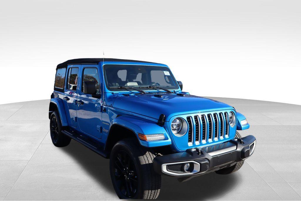 used 2021 Jeep Wrangler Unlimited 4xe car, priced at $28,555