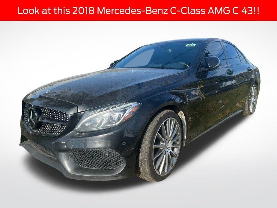 used 2018 Mercedes-Benz AMG C 43 car, priced at $24,277