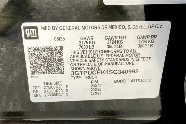 new 2025 GMC Sierra 1500 car, priced at $58,285