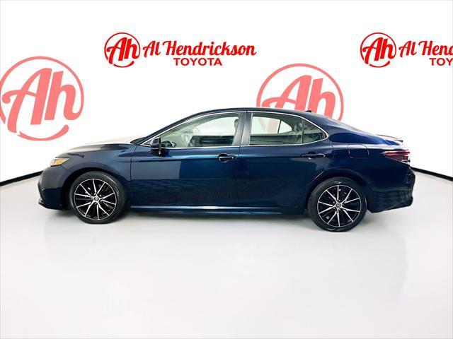 used 2021 Toyota Camry car, priced at $19,477