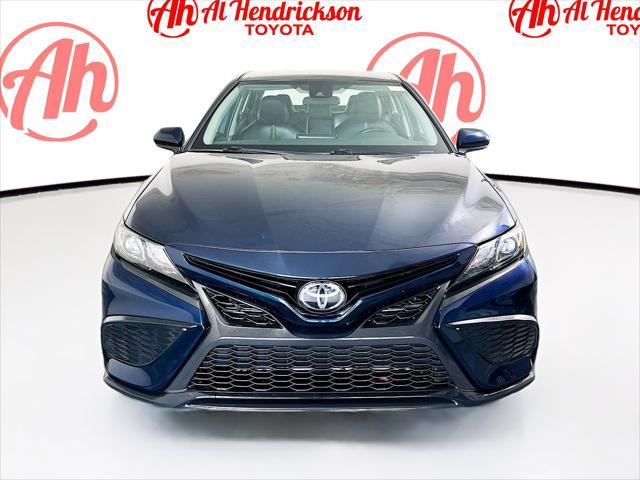 used 2021 Toyota Camry car, priced at $19,477