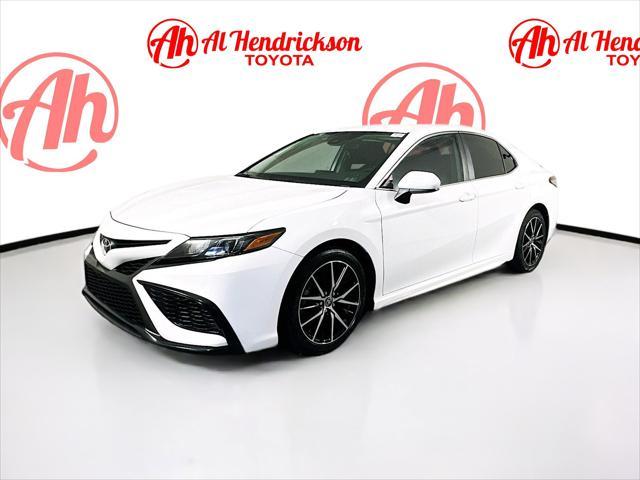 used 2021 Toyota Camry car, priced at $18,977