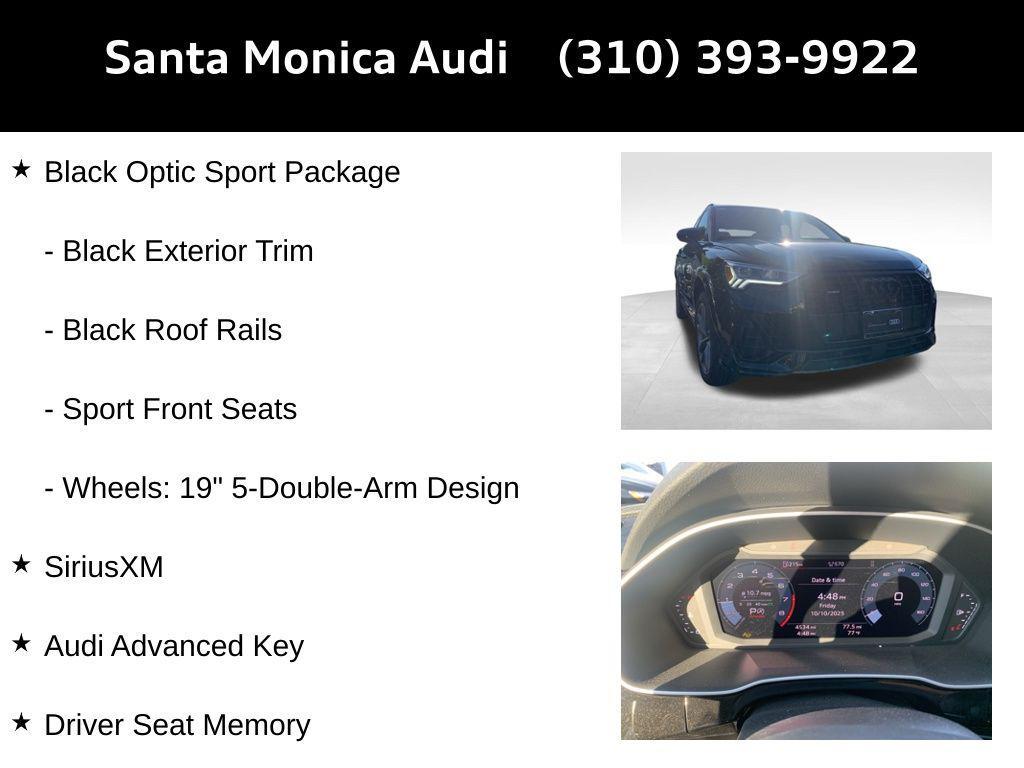 used 2024 Audi Q3 car, priced at $36,598